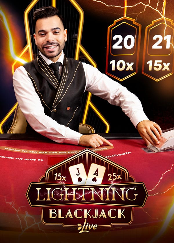 Lightning Blackjack game artwork